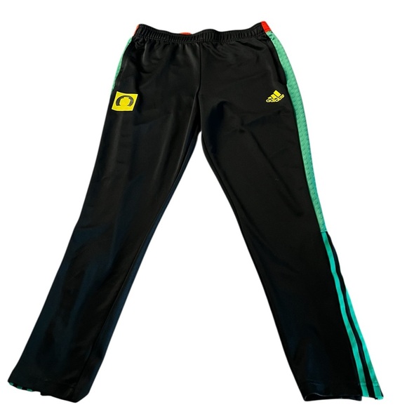 Adidas X Legos Black Joggers with Green LEGO Graphic Size Large - Picture 1 of 15